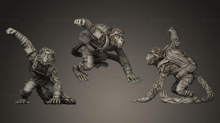 Figurines heroes, monsters and demons (Alam, STKM_0101) 3D models for cnc